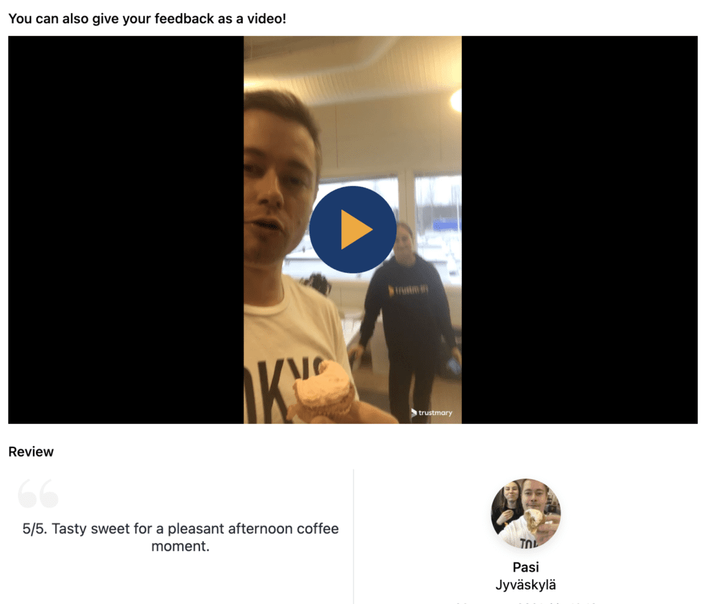 survey title to get video testimonials