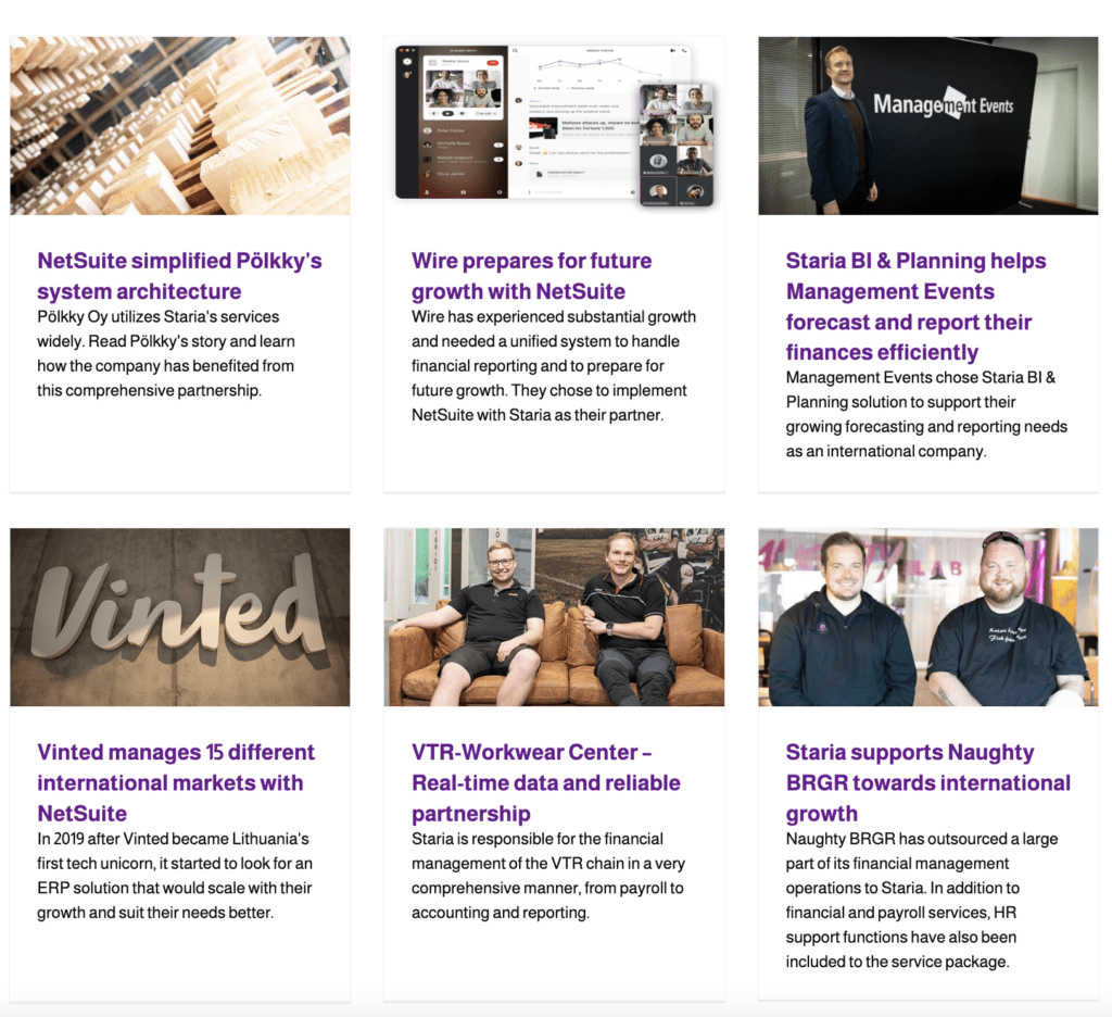 testimonial page design white space