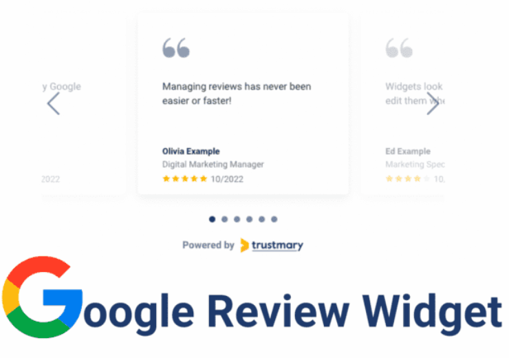 8 mallar för Google Review Widget
