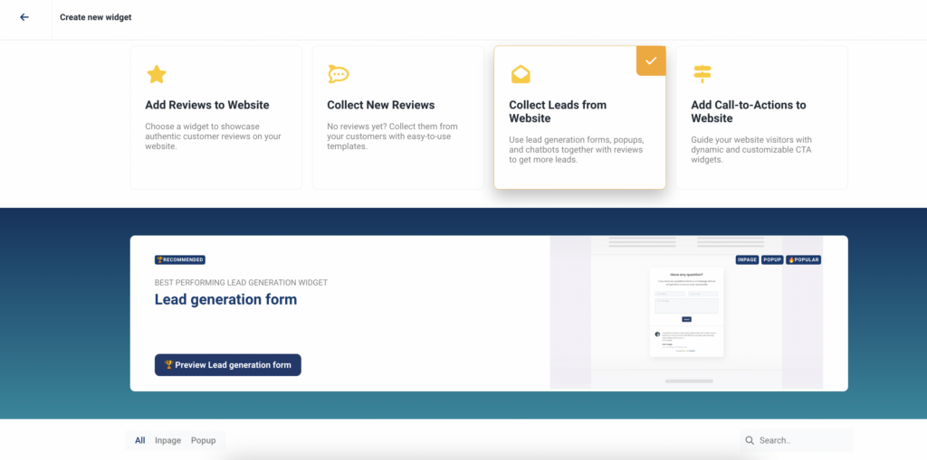 créer un widget de génération de leads qui fonctionne comme un rêve