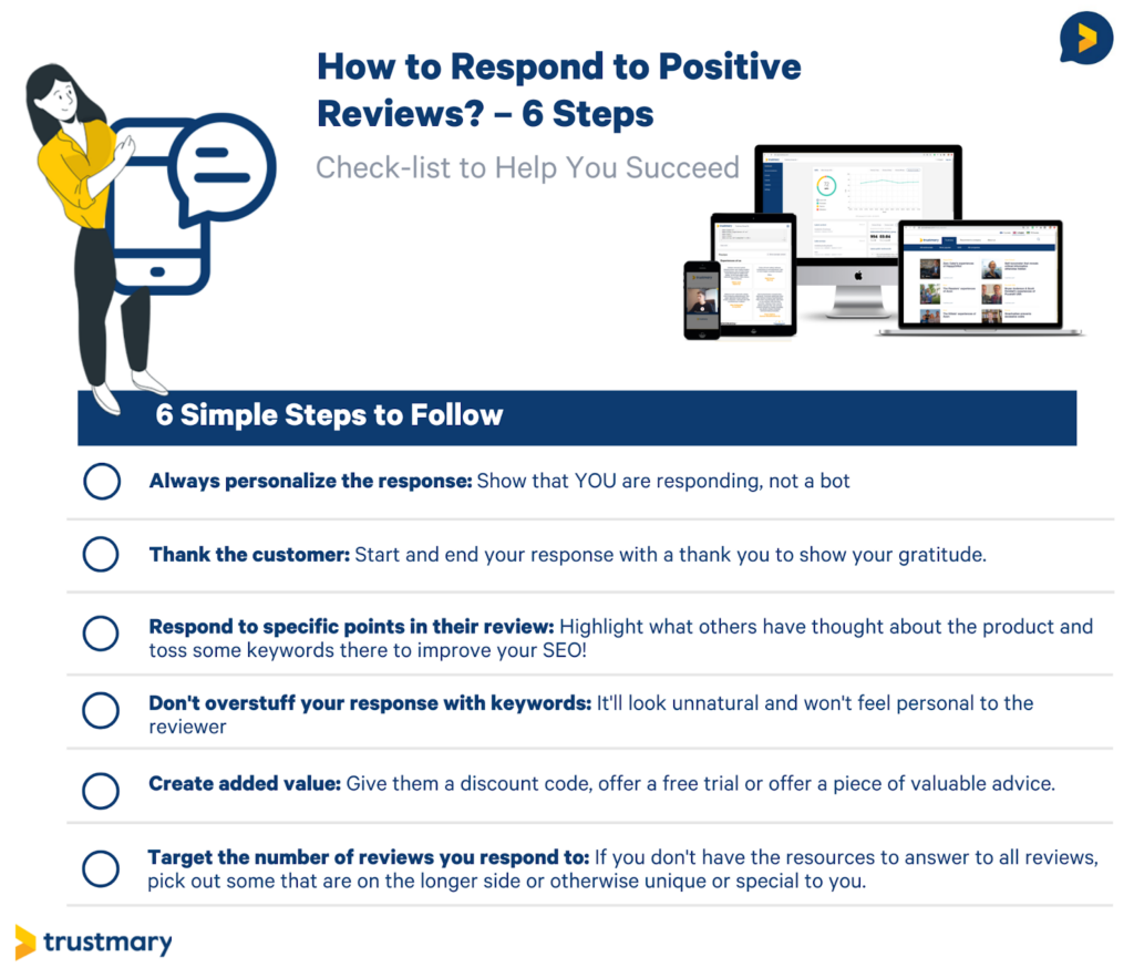 responding to positive reviews