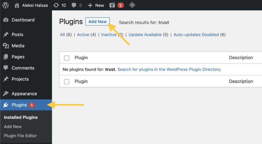 ajouter un plugin à wordpress pour ajouter des avis google à un site web