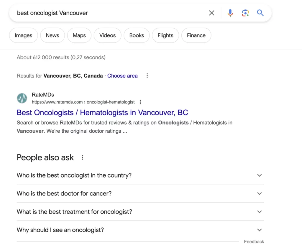 google reviews for doctors are highly important
