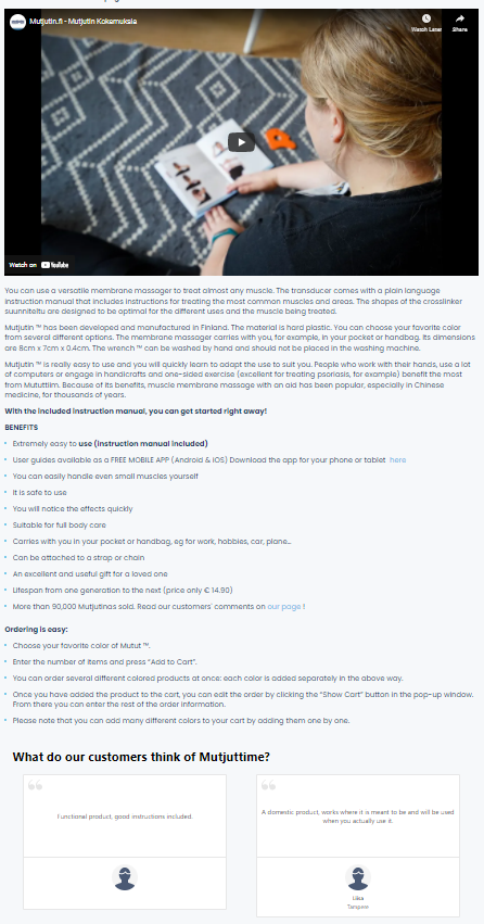 example of video testimonial on website to boost conversions