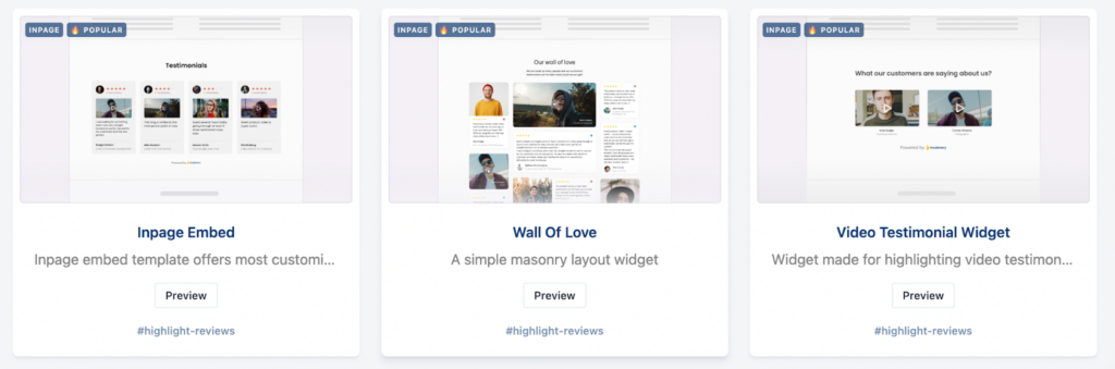 review widget ideas to try on your website