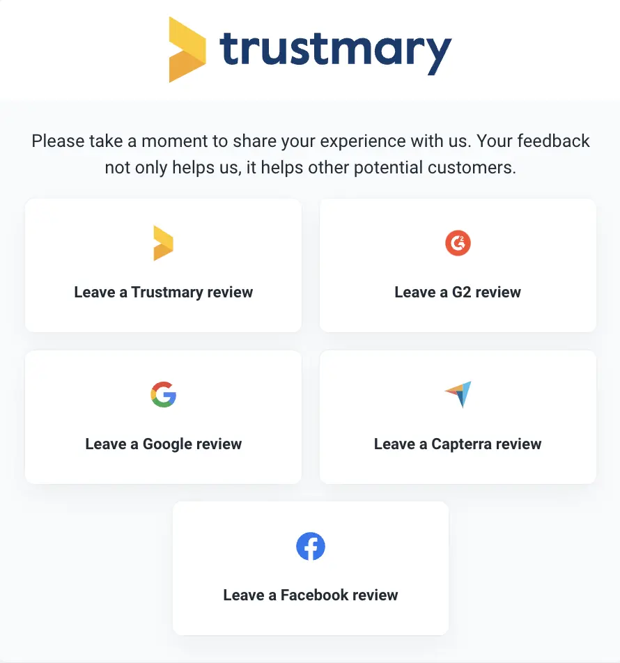 testimonial and review campaign to get more testimonials and reviews to third-party sources