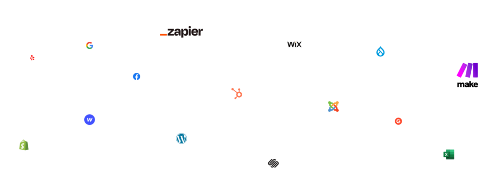 Trustmary integrates with most platforms
