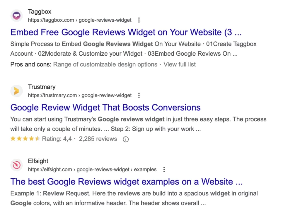 adding review schema to website can help convert people from impressions to clicks to website