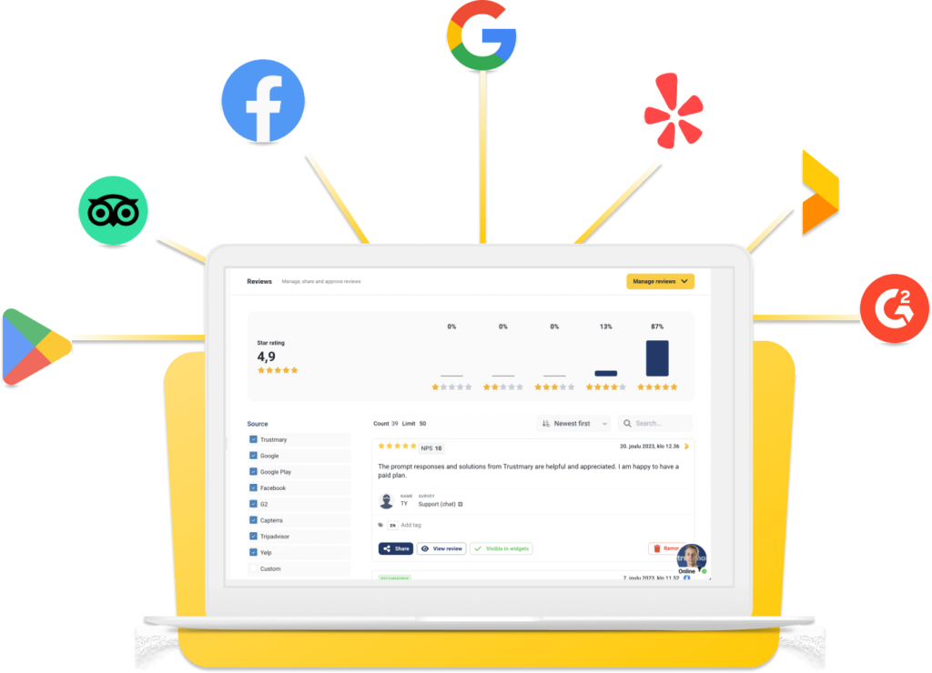 add all testimonials to website