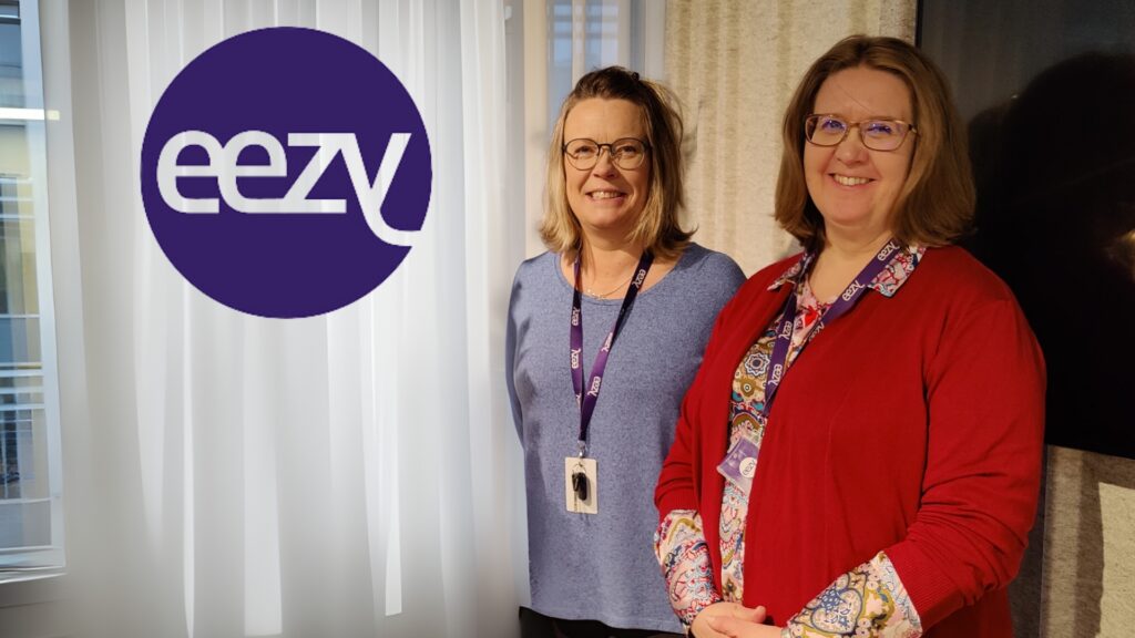 Eezy personnel's employees Maria Nevala and Taru Palokangas