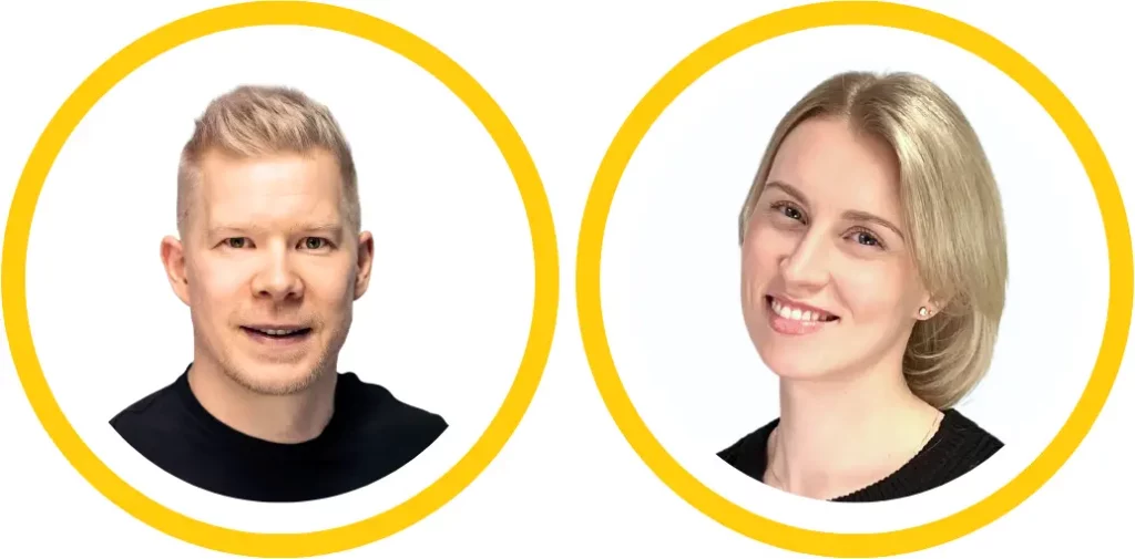 Erno Meriläinen ja Anna Nikkanen from TueTiimiä tell about their experiences with Trustmary