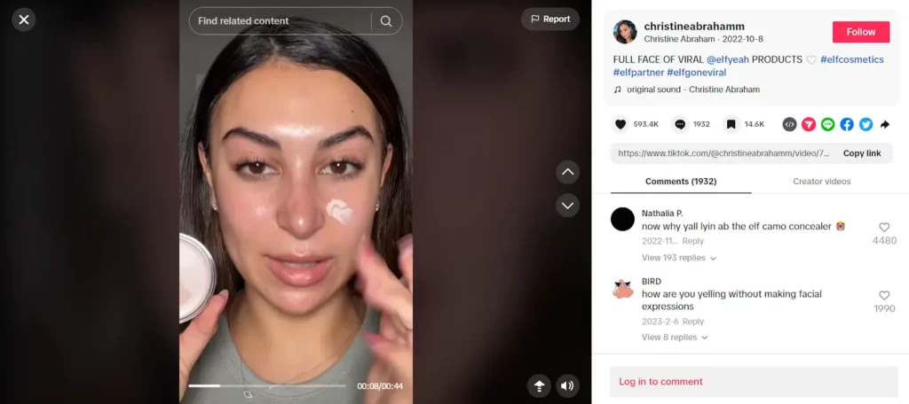video contest on tiktok example