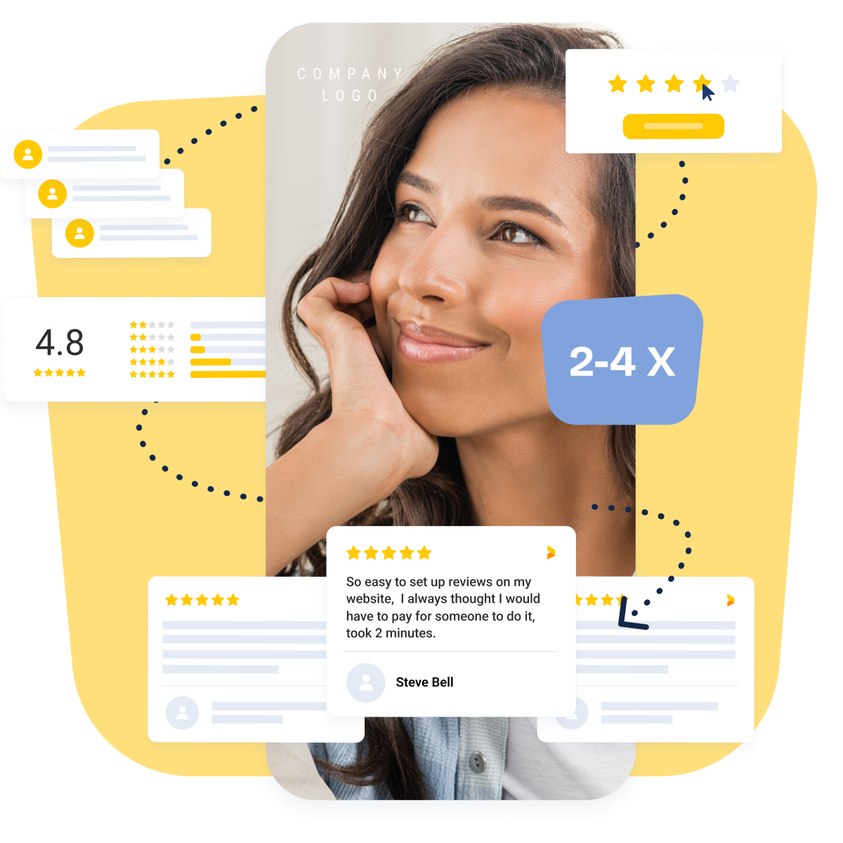 three in on survey: get feedback, analyze and collect reviews