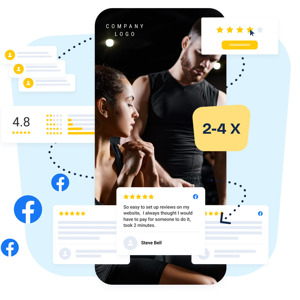 collect facebook reviews