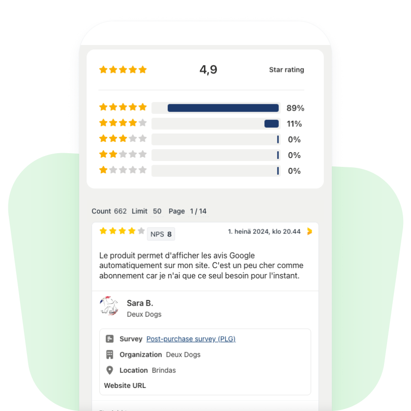 manage reviews from one place