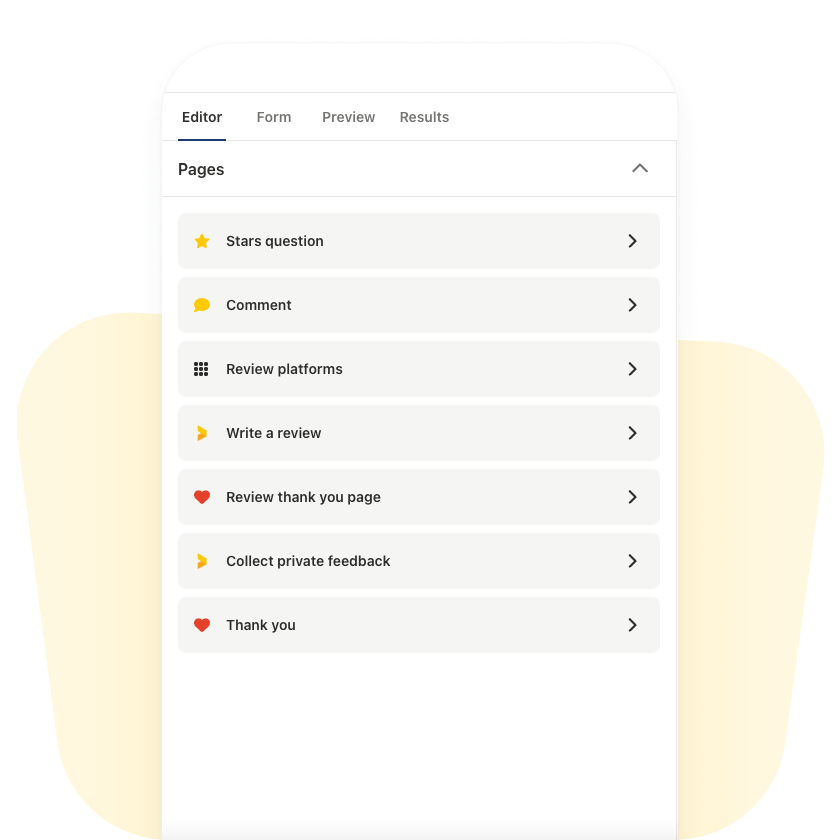 edit customer survey