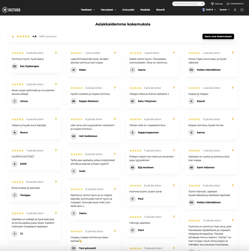 an automatically updated widget is an easy way to build trust in your online store