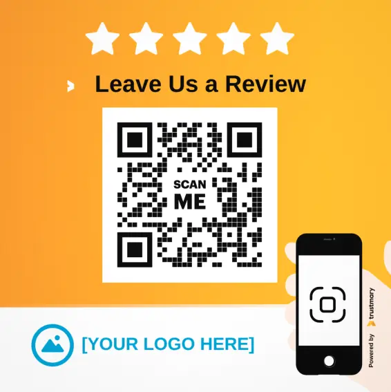 qr code review card