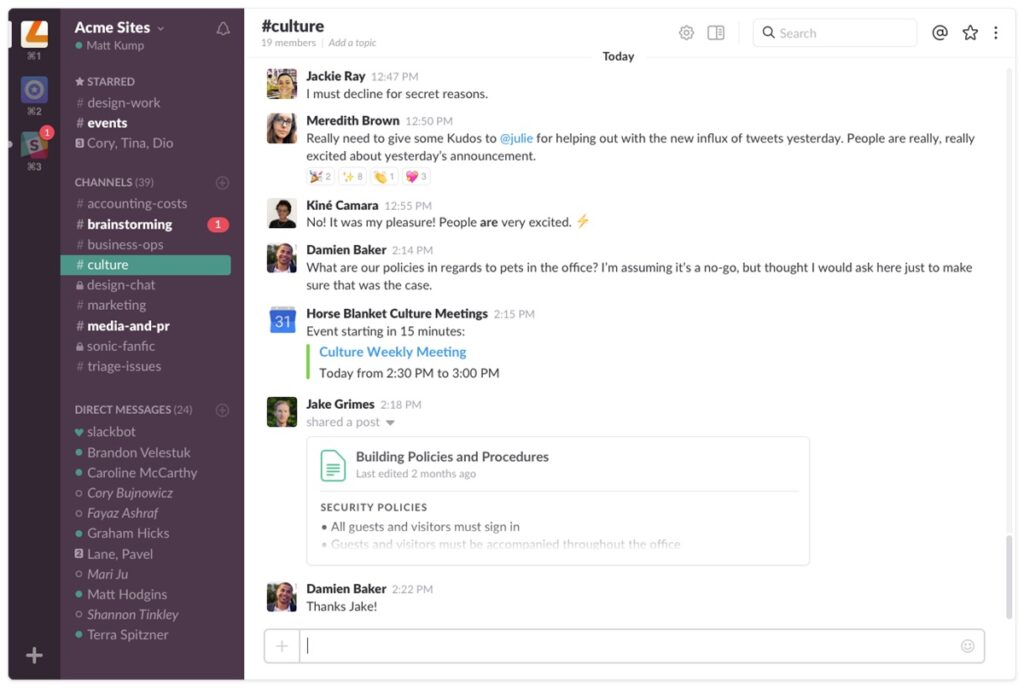 slack