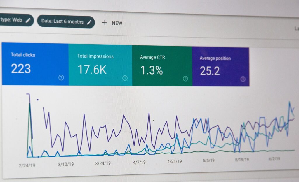 search console dashboard