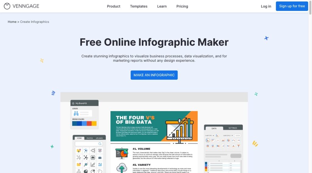 venngage website