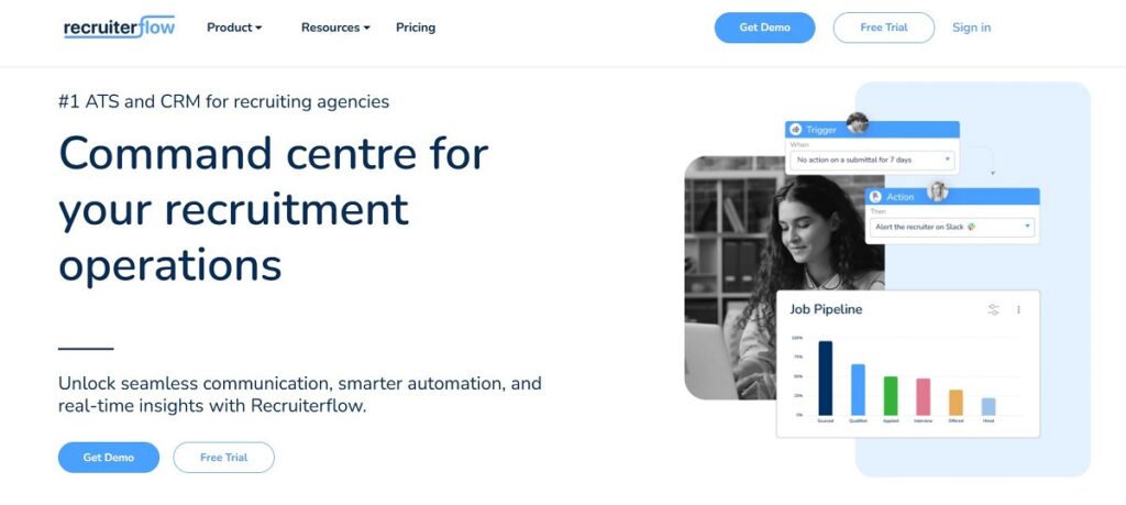 recruiterflow website
