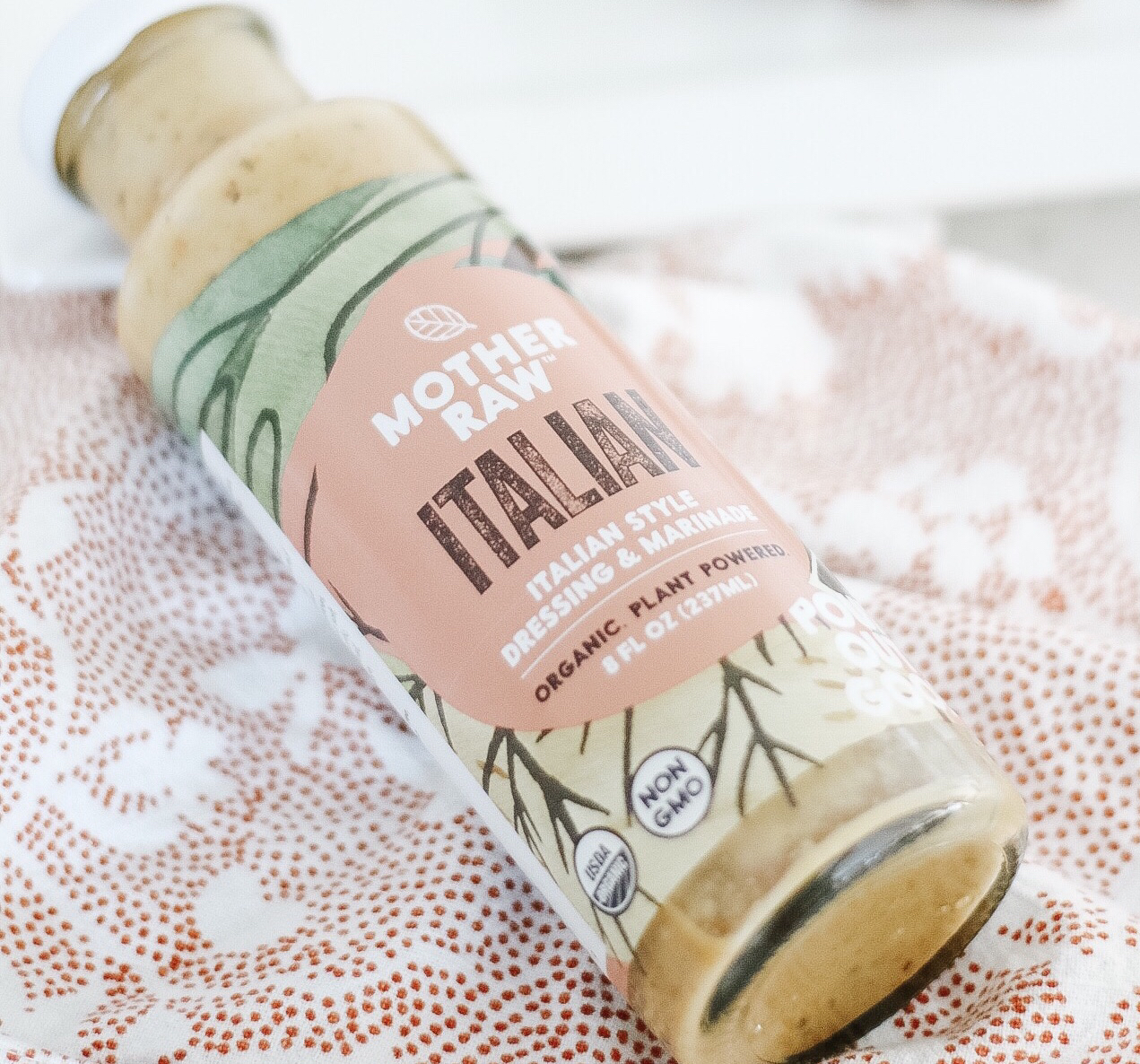 image of mother raw dressing bottle